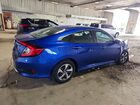 2020 Honda Civic Lx Синий vin: 2HGFC2F69LH533099