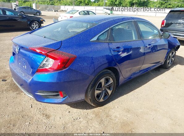 2HGFC2F69LH566622 2020 HONDA CIVIC Dark Blue Rear right