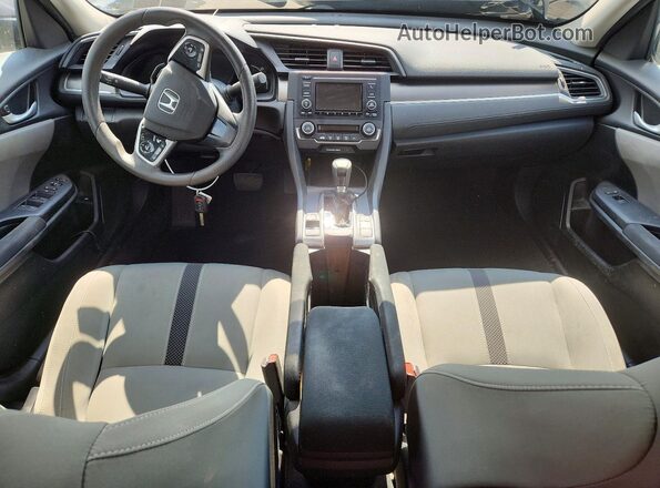 2HGFC2F69LH596395 2020 HONDA CIVIC Gray წინა პანელის ხედი