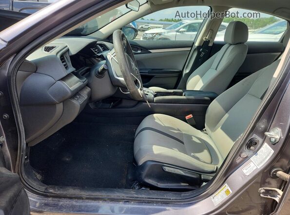 2HGFC2F69LH596395 2020 HONDA CIVIC Gray წინა სალონის ხედი