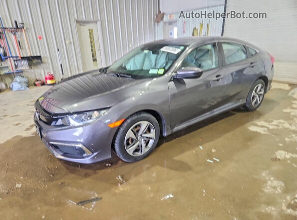 2HGFC2F6XKH509408 2019 HONDA CIVIC Серый Задняя левая четверть