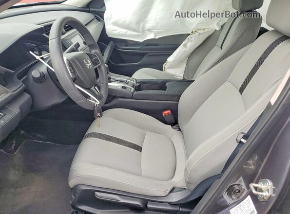 2HGFC2F6XKH509408 2019 HONDA CIVIC Серый Вид салона спереди