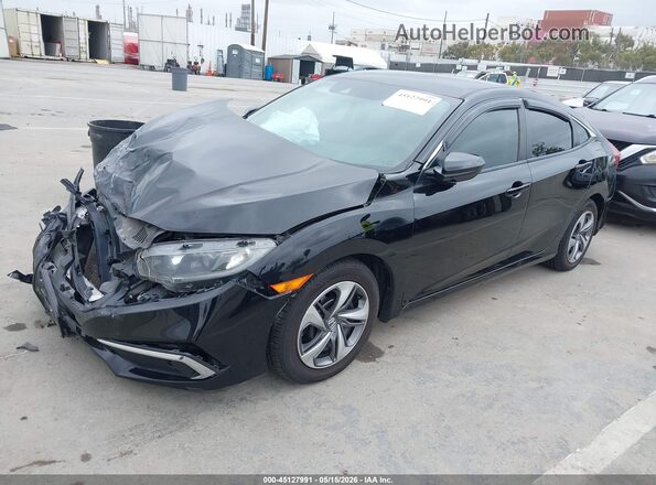 2HGFC2F6XKH557412 2019 HONDA CIVIC Black Przód lewy