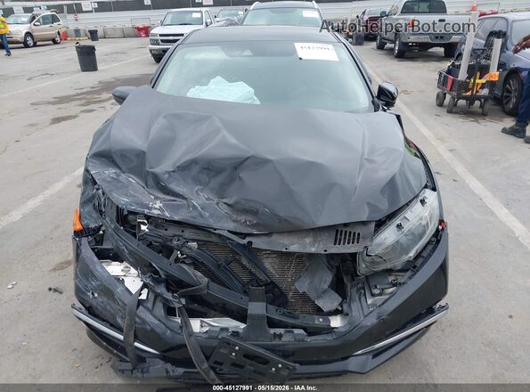 2HGFC2F6XKH557412 2019 HONDA CIVIC Black Widok zestawu wskaźników