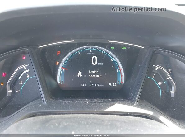 2HGFC2F6XLH599256 2020 HONDA CIVIC Черный Вид задних сидений