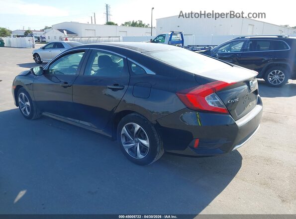2HGFC2F6XLH599256 2020 HONDA CIVIC Черный Задняя левая четверть