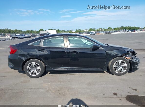 2HGFC2F6XLH599256 2020 HONDA CIVIC Черный Вид задней части салона