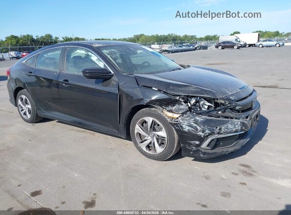 2HGFC2F6XLH599256 2020 HONDA CIVIC Черный Передняя правая четверть