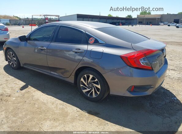 2HGFC2F70GH503312 2016 HONDA CIVIC Серый Задняя левая четверть
