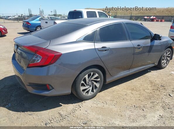 2HGFC2F70GH503312 2016 HONDA CIVIC Серый Задняя правая четверть