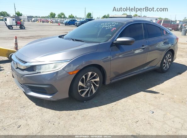2HGFC2F70GH503312 2016 HONDA CIVIC Серый Передняя левая четверть