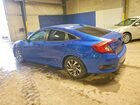 2017 Honda Civic Ex Синий vin: 2HGFC2F70HH510665
