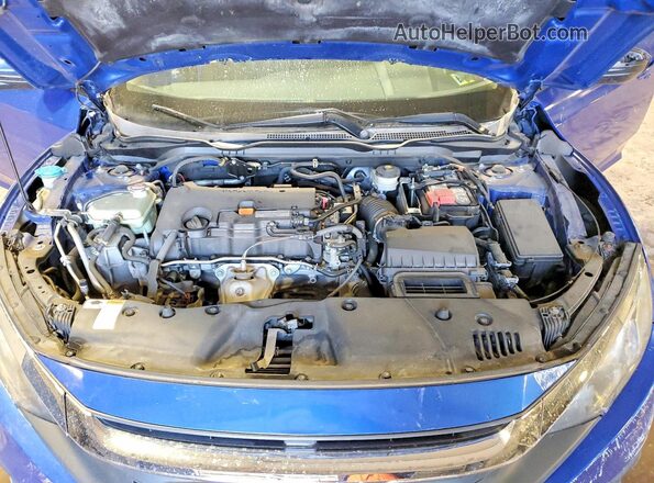 2HGFC2F70HH510665 2017 HONDA CIVIC Синий Вид задней части салона