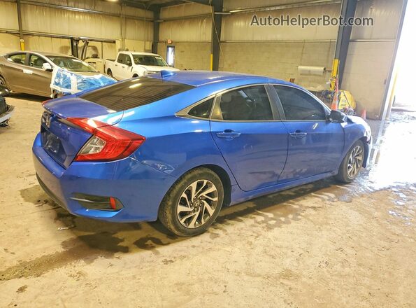 2HGFC2F70HH510665 2017 HONDA CIVIC Синий Задняя правая четверть