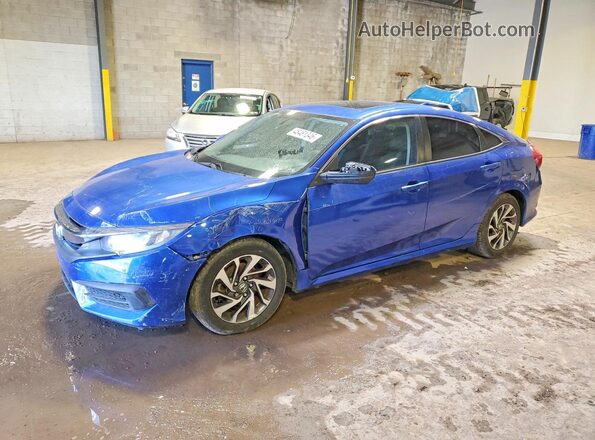 2HGFC2F70HH510665 2017 HONDA CIVIC Синий Передняя левая четверть