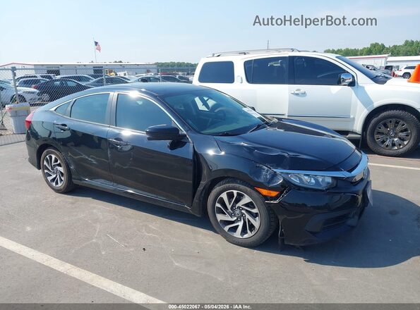 2HGFC2F70JH528072 2018 HONDA CIVIC Черный Передняя правая четверть