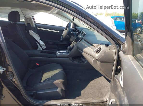 2HGFC2F70JH528072 2018 HONDA CIVIC Черный Вид салона спереди