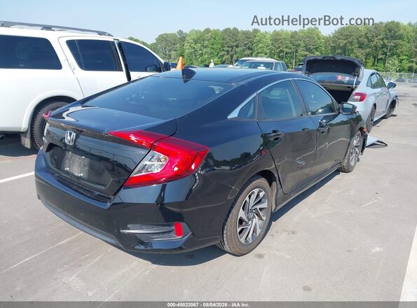 2HGFC2F70JH528072 2018 HONDA CIVIC Черный Задняя правая четверть