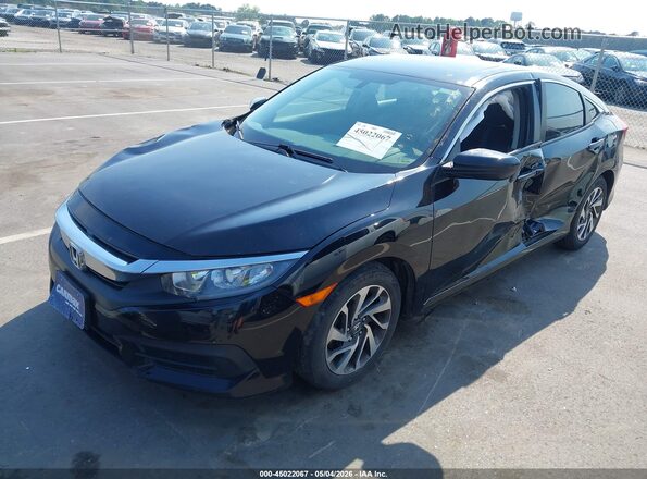 2HGFC2F70JH528072 2018 HONDA CIVIC Черный Передняя левая четверть