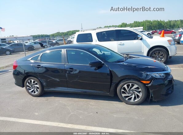 2HGFC2F70JH528072 2018 HONDA CIVIC Черный Вид задней части салона