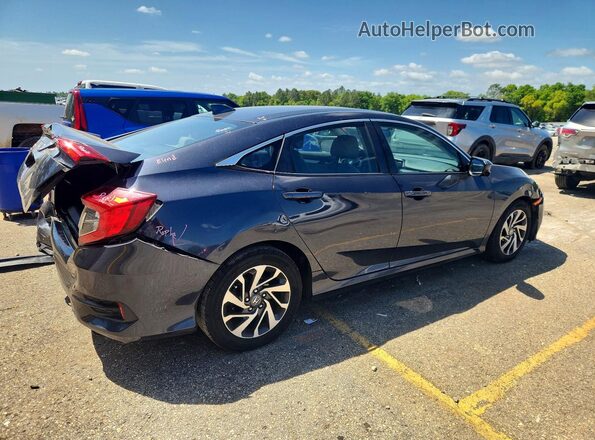 2HGFC2F71JH586322 2018 HONDA CIVIC Black Rear right