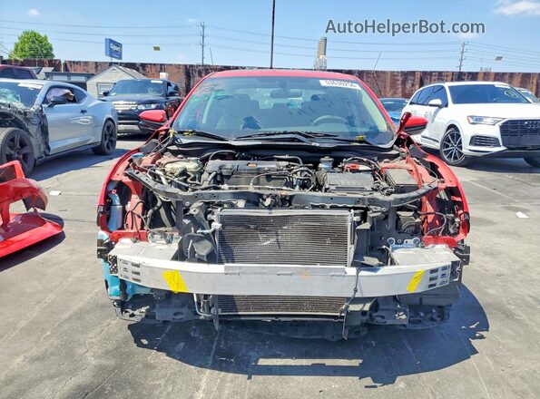 2HGFC2F72JH510284 2018 HONDA CIVIC Red Front view