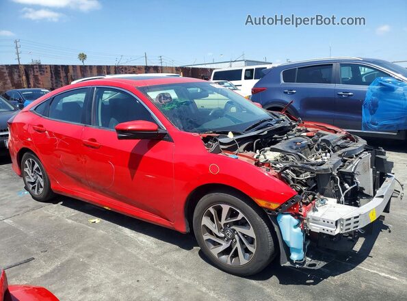 2HGFC2F72JH510284 2018 HONDA CIVIC Red Front right