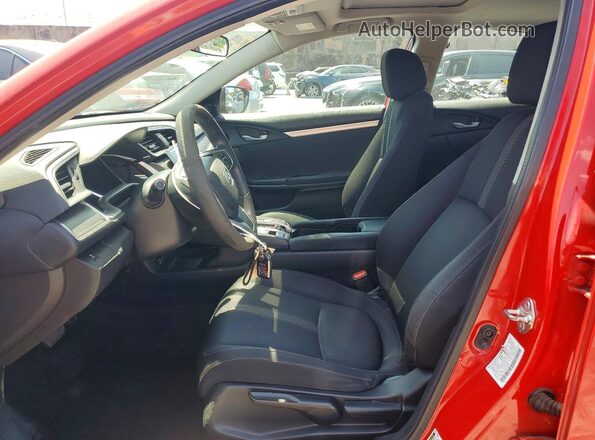 2HGFC2F72JH510284 2018 HONDA CIVIC Red Front interior view