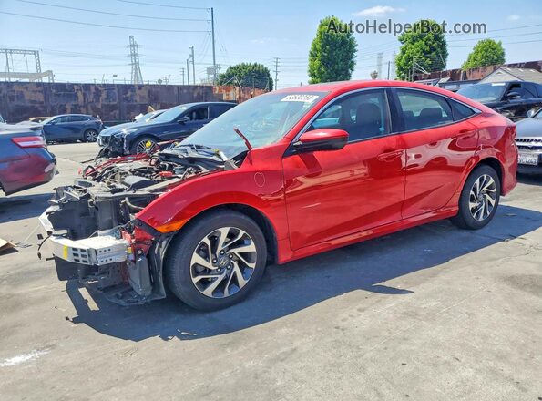 2HGFC2F72JH510284 2018 HONDA CIVIC Red Front left
