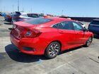 2018 Honda Civic Ex Red vin: 2HGFC2F72JH510284