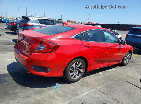 2HGFC2F72JH510284 2018 HONDA CIVIC Red Rear right