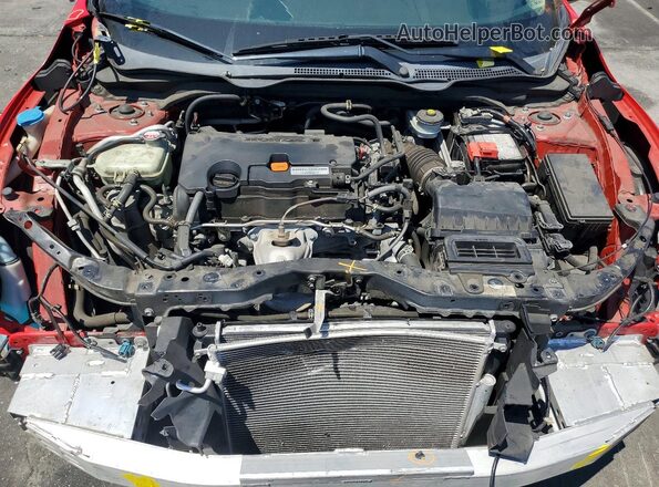 2HGFC2F72JH510284 2018 HONDA CIVIC Red Rear interior view