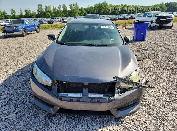 2HGFC2F72JH555001 2018 HONDA CIVIC Gray Front view