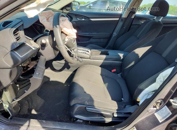 2HGFC2F72JH555001 2018 HONDA CIVIC Gray Front interior view
