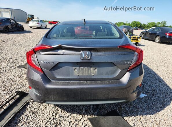 2HGFC2F72JH555001 2018 HONDA CIVIC Gray Rear view