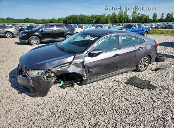 2HGFC2F72JH555001 2018 HONDA CIVIC Gray Front left