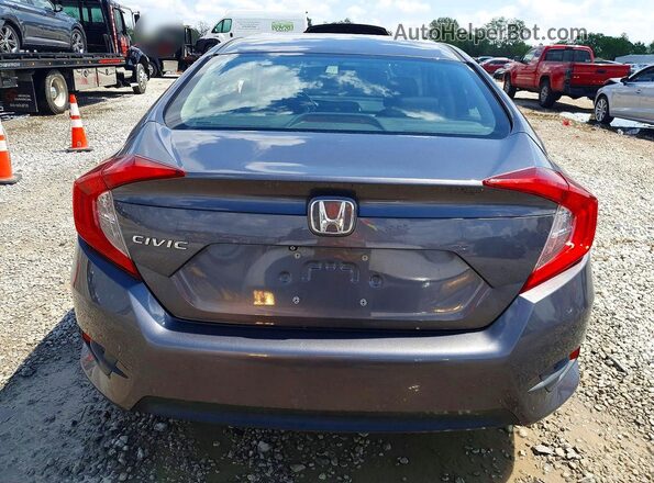 2HGFC2F73GH503286 2016 HONDA CIVIC Серый Вид сзади