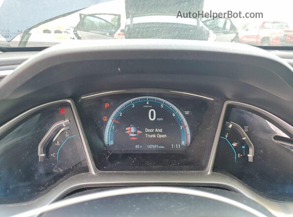 2HGFC2F73GH503286 2016 HONDA CIVIC Серый Вид щитка приборов