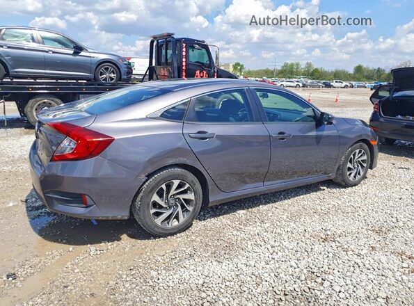 2HGFC2F73GH503286 2016 HONDA CIVIC Серый Задняя правая четверть