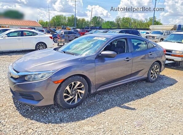 2HGFC2F73GH503286 2016 HONDA CIVIC Серый Передняя левая четверть