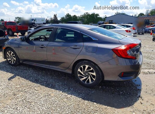 2HGFC2F73GH503286 2016 HONDA CIVIC Серый Задняя левая четверть