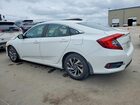 2018 Honda Civic Ex White vin: 2HGFC2F73JH505191