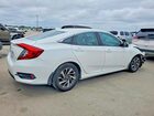 2018 Honda Civic Ex White vin: 2HGFC2F73JH505191