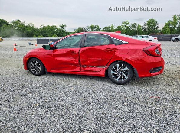 2HGFC2F73JH548154 2018 HONDA CIVIC Red უკანა მარცხენა