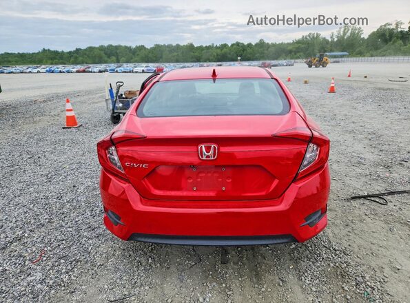 2HGFC2F73JH548154 2018 HONDA CIVIC Red უკანა ხედი