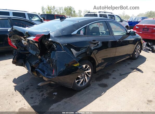 2HGFC2F73JH597631 2018 HONDA CIVIC Black Tył prawy