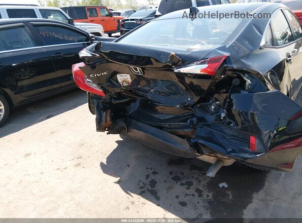 2HGFC2F73JH597631 2018 HONDA CIVIC Black Widok z przodu