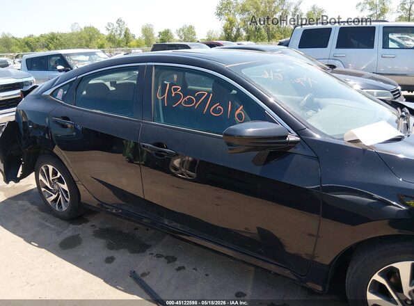 2HGFC2F73JH597631 2018 HONDA CIVIC Black Widok wnętrza z tyłu