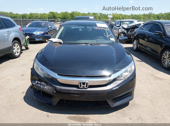 2HGFC2F73JH597631 2018 HONDA CIVIC Black Widok zestawu wskaźników