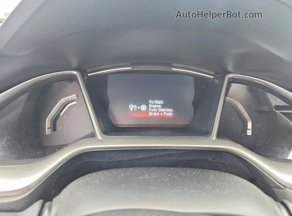 2HGFC2F73MH006525 2021 HONDA CIVIC Blue ხელსაწყოთა პანელის ხედი